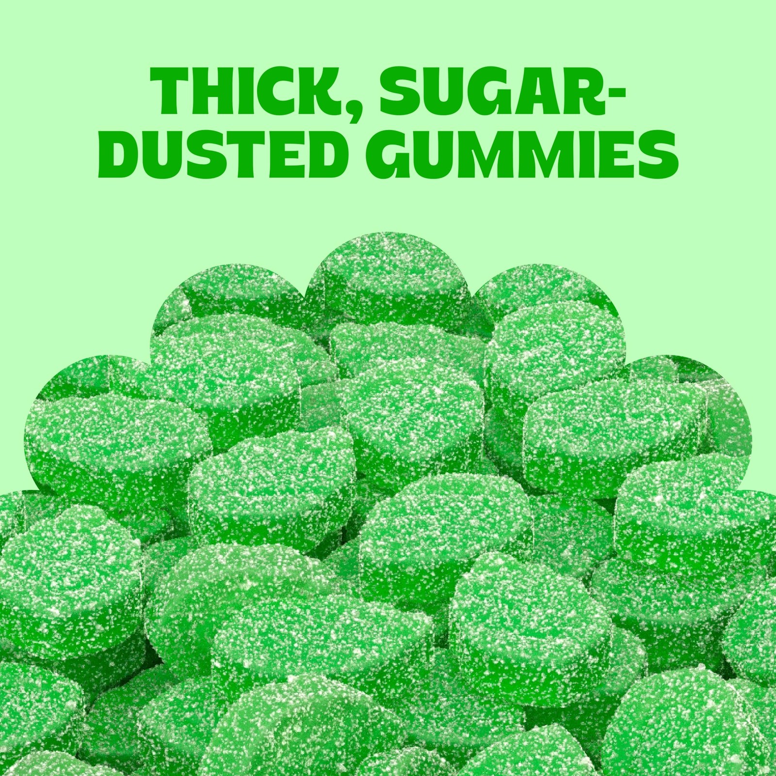 Cambie – Jelly Spearmint Leaves Candy, Sugar Coated 2 Pounds,