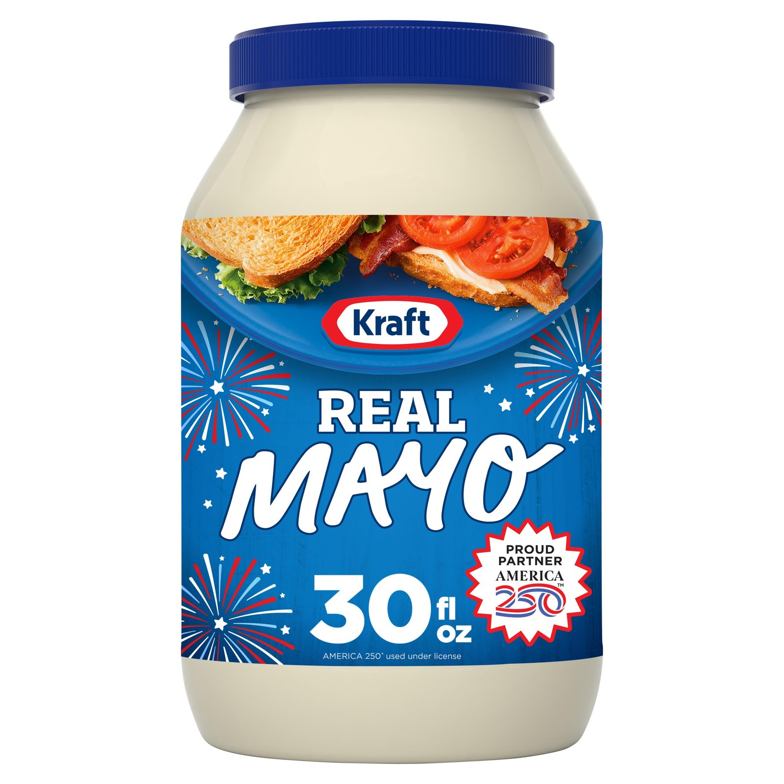 Kraft Real Mayo Creamy & Smooth Mayonnaise, for a 29.99 Fl Oz (Pack of 1)