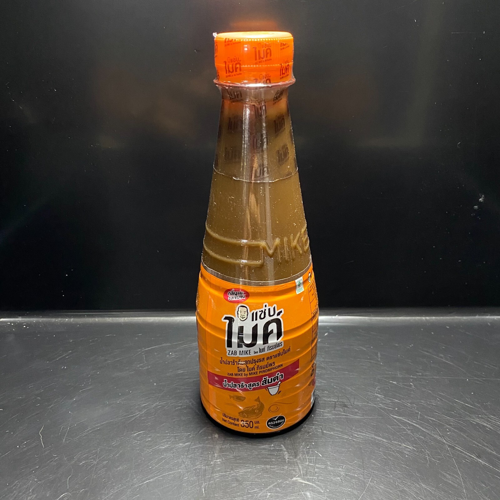 Seasoned Fermented Fermented Fish Sauce, Zab Mike Brand 350g. THAIFOOD