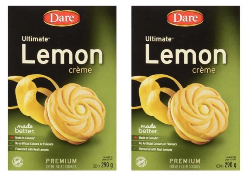 Dare Ultimate Peanut-Free Cookies Lemon Creme 290g (2 Pack)