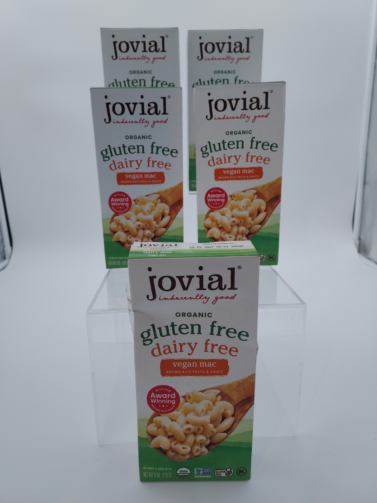 Jovial Organic Gluten & Dairy Free, Vegan Mac & «Cheese» (5) packs, Free Ship