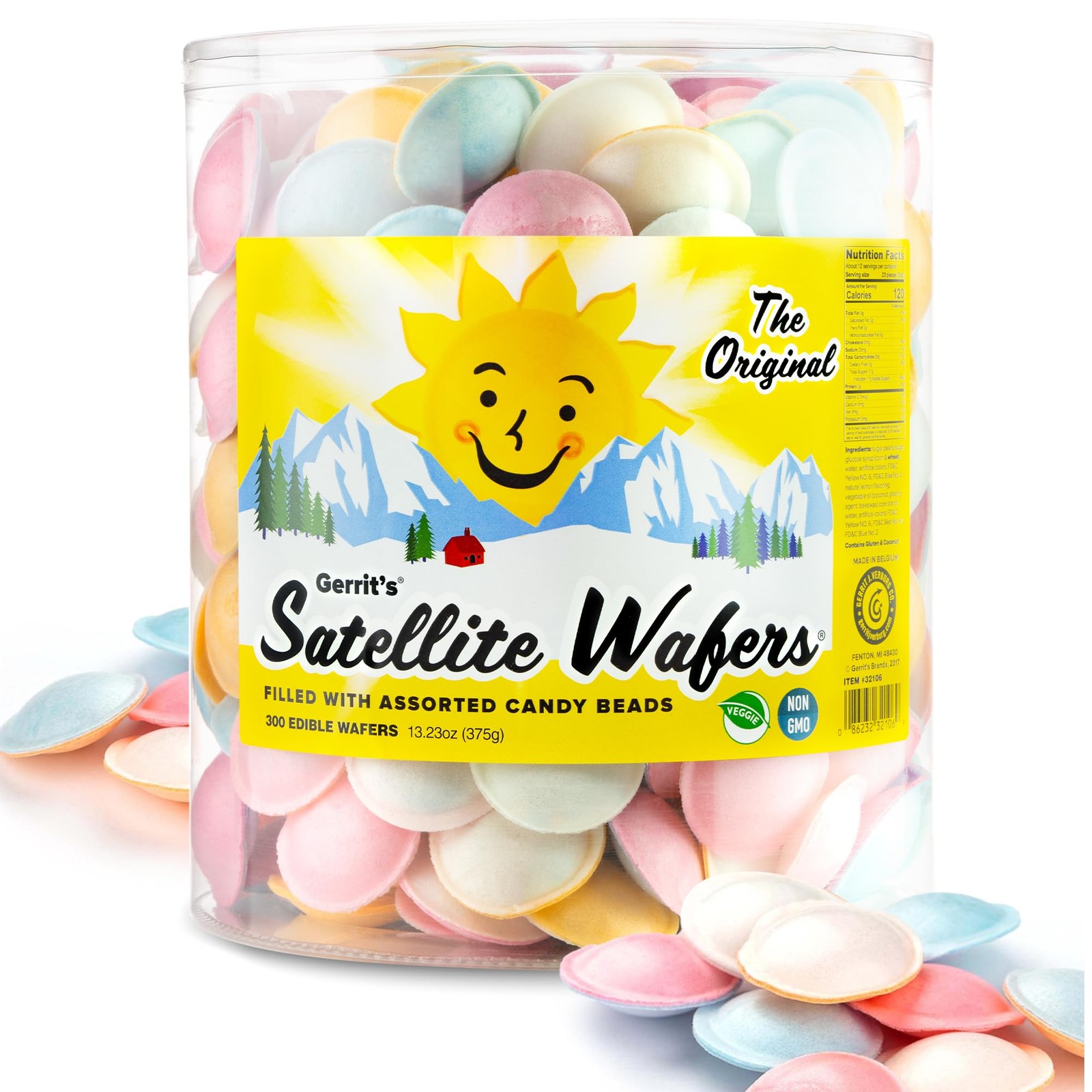 Gerrits Satellite Wafers Tub 300ct