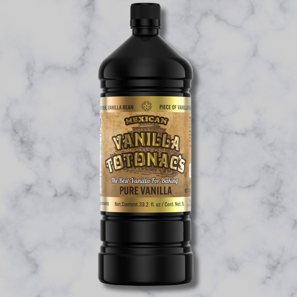 Totonac’s Pure Mexican Vanilla extract, 33.2 Ounces (Baking)