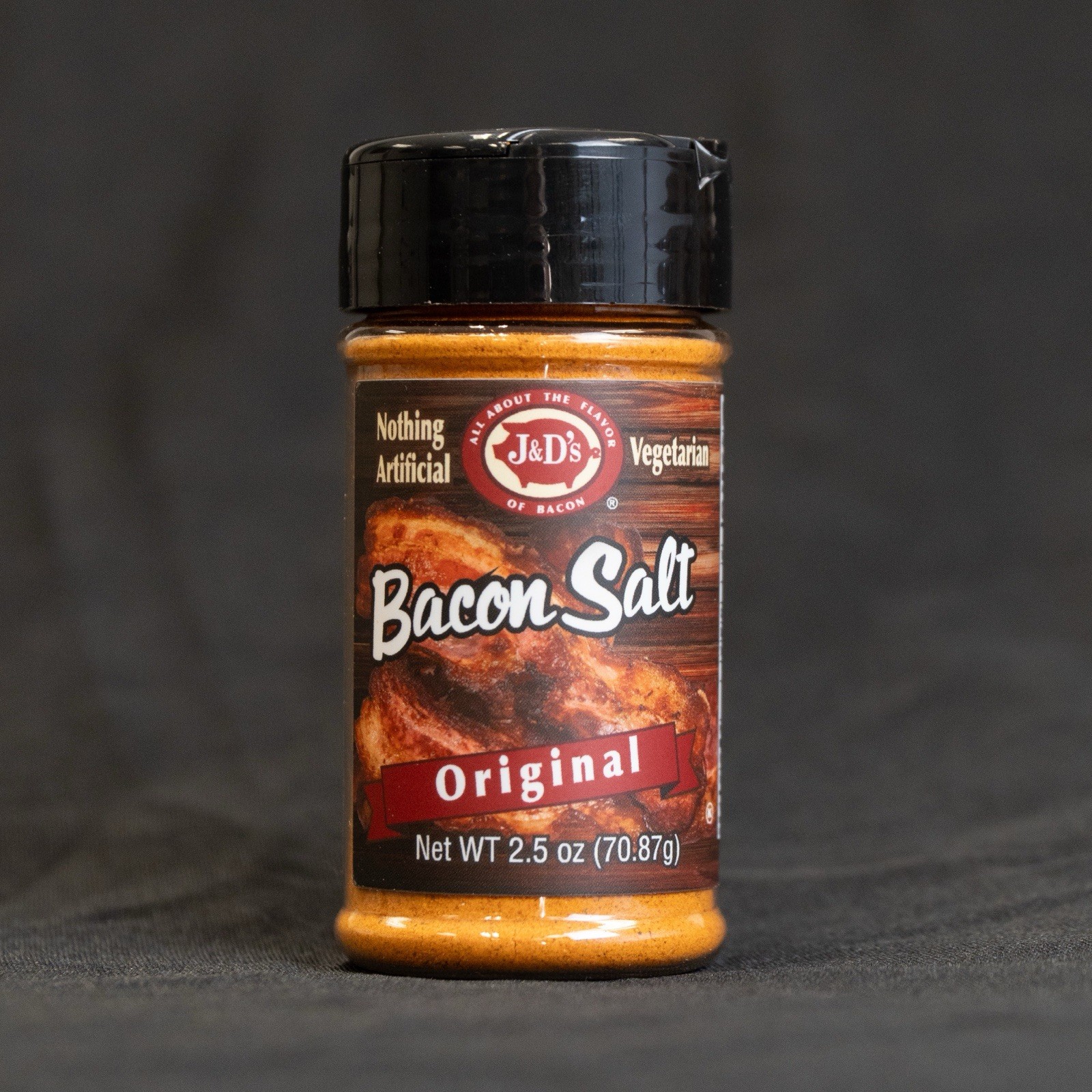 J&D’s Original Bacon Salt 2.5oz All Natural Bacon Flavored Seasoning Spice Rub
