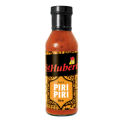 Bottle of ST HUBERT Piri Piri Hot Sauce 350 ml- From Canada- Free Shipping