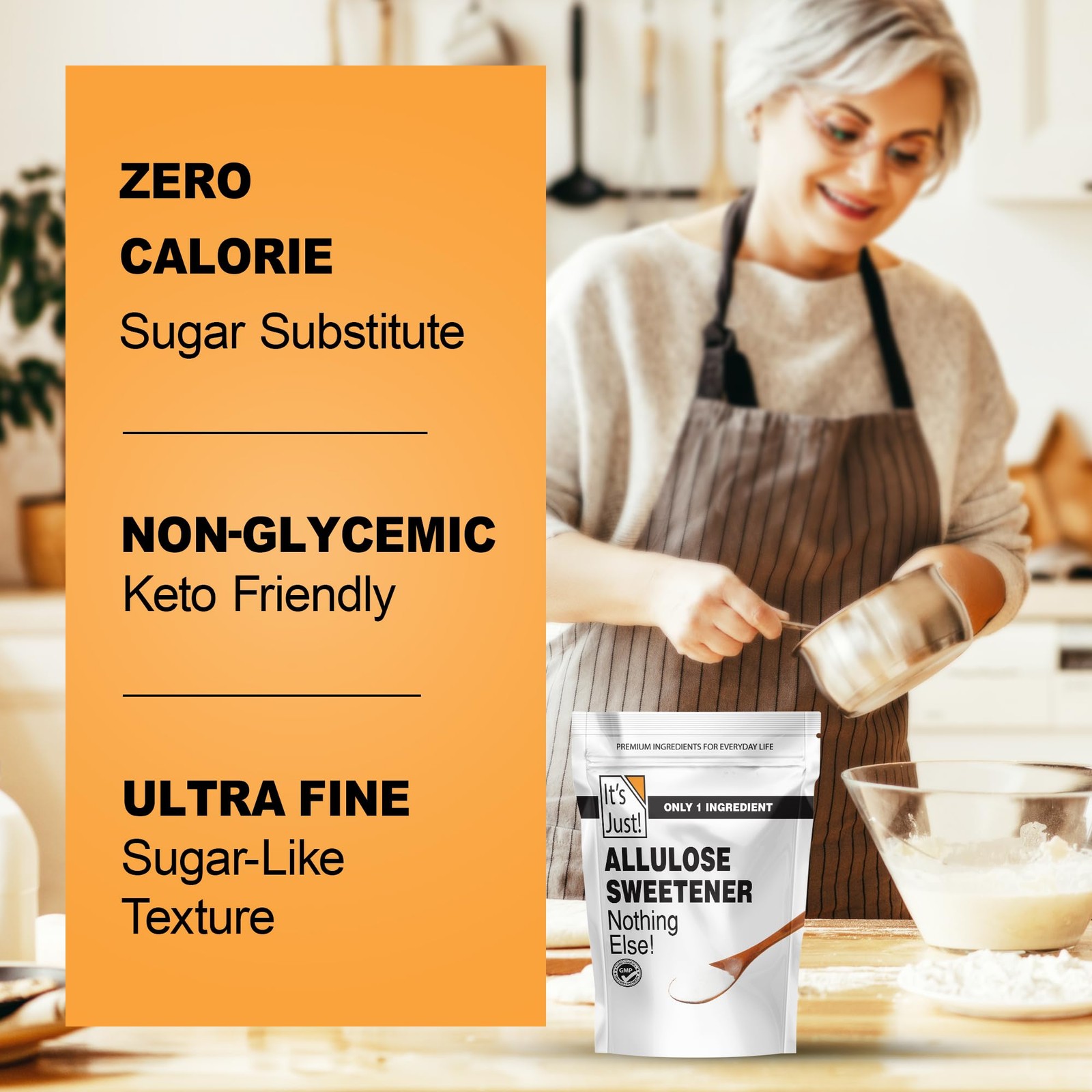 It’s Just – Allulose, Sugar Substitute, Keto Friendly 11 Ounce (Pack of 1)
