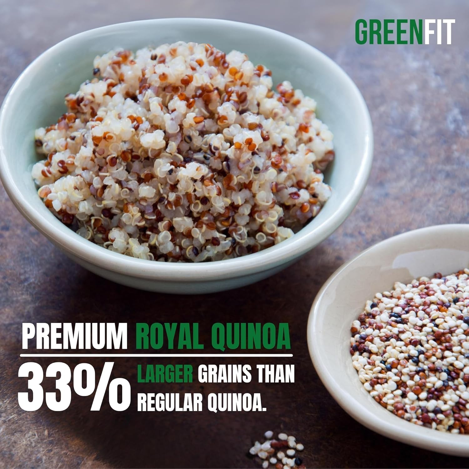 Now Greenfit Organic Tri Color Quinoa – 5 lb Bag, Gluten Free & Nutritious