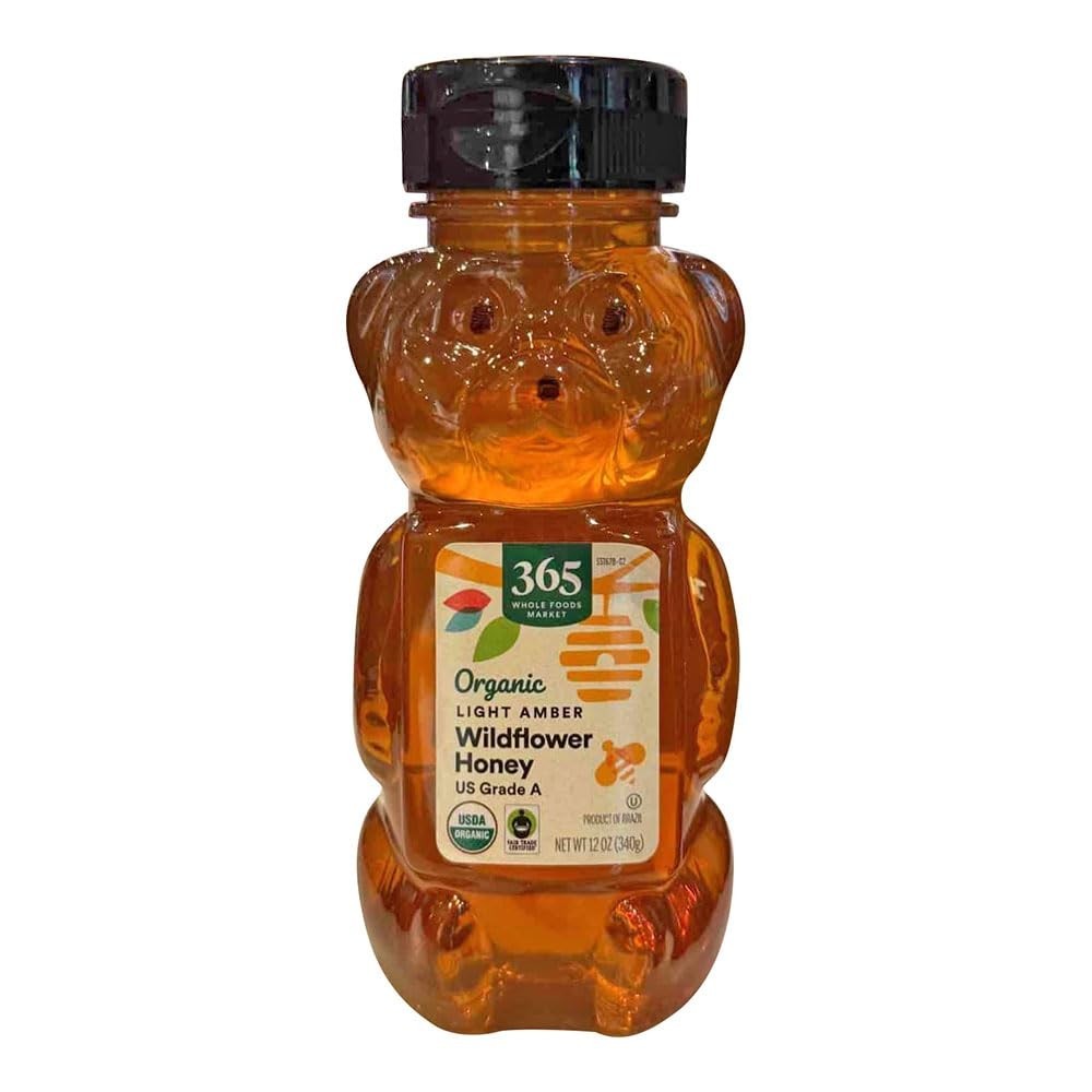 Gourmet Organic Light Amber Wildflower Honey – Perfect Natural Sweetener