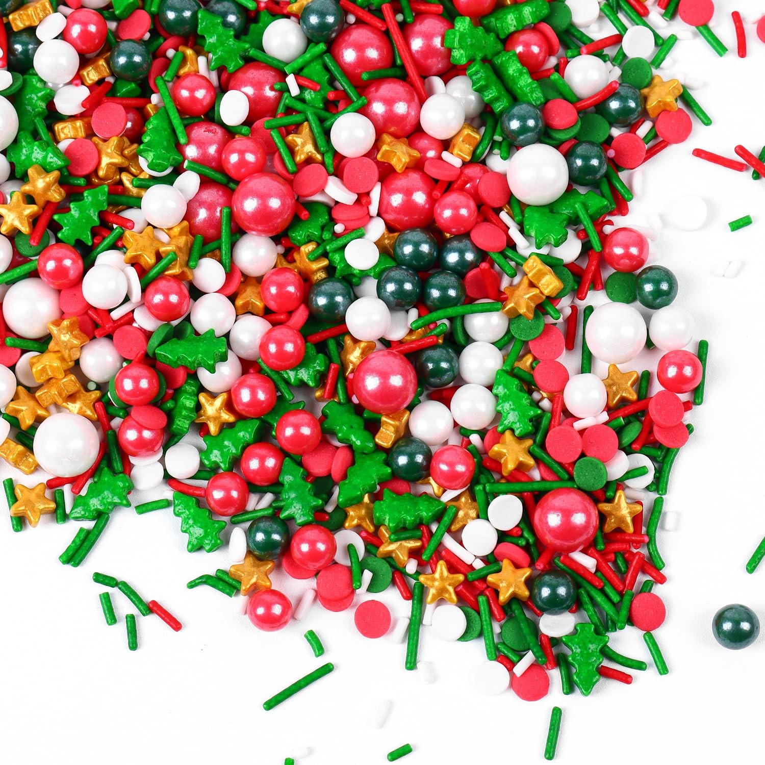 Christmas Sprinkles for Cake 7 Ounce (Pack of 1),