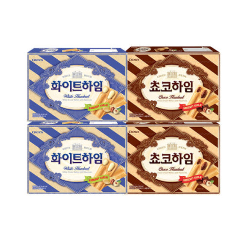 Crown Choco Heim 142g X 2EA & White Heim 142g X 2EA
