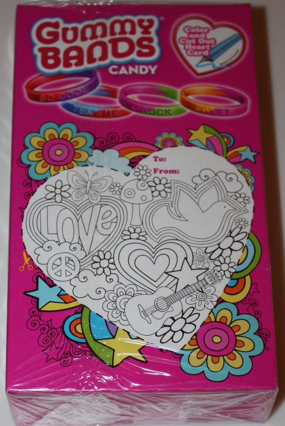 Flix (16) Gummy Bands Bracelet Pouches – Friendship Exchange – Candy 8.46 oz Box