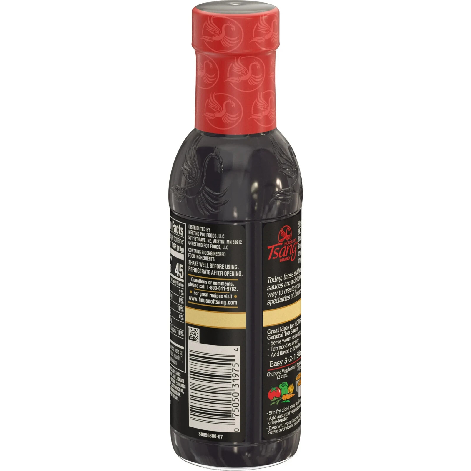 Authentic HOUSE OF TSANG General Tso Stir-Fry Sauce – 8 Pack (12.6 oz each)