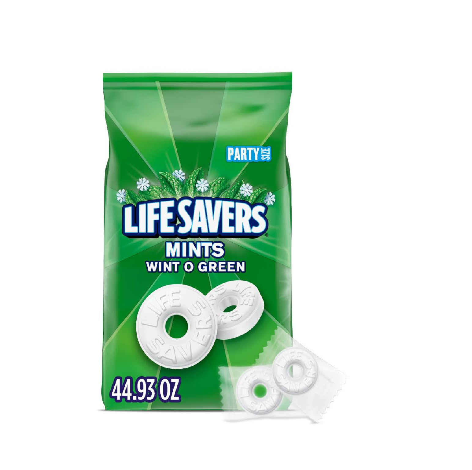 Mars Lifesavers Wint-O-Green Breath Mints Hard Candy, 44.93 Oz