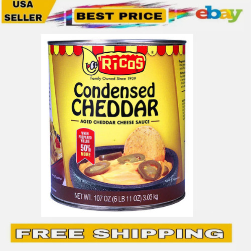 Ricos Condensed Cheddar Cheese Sauce 107 oz Bulk