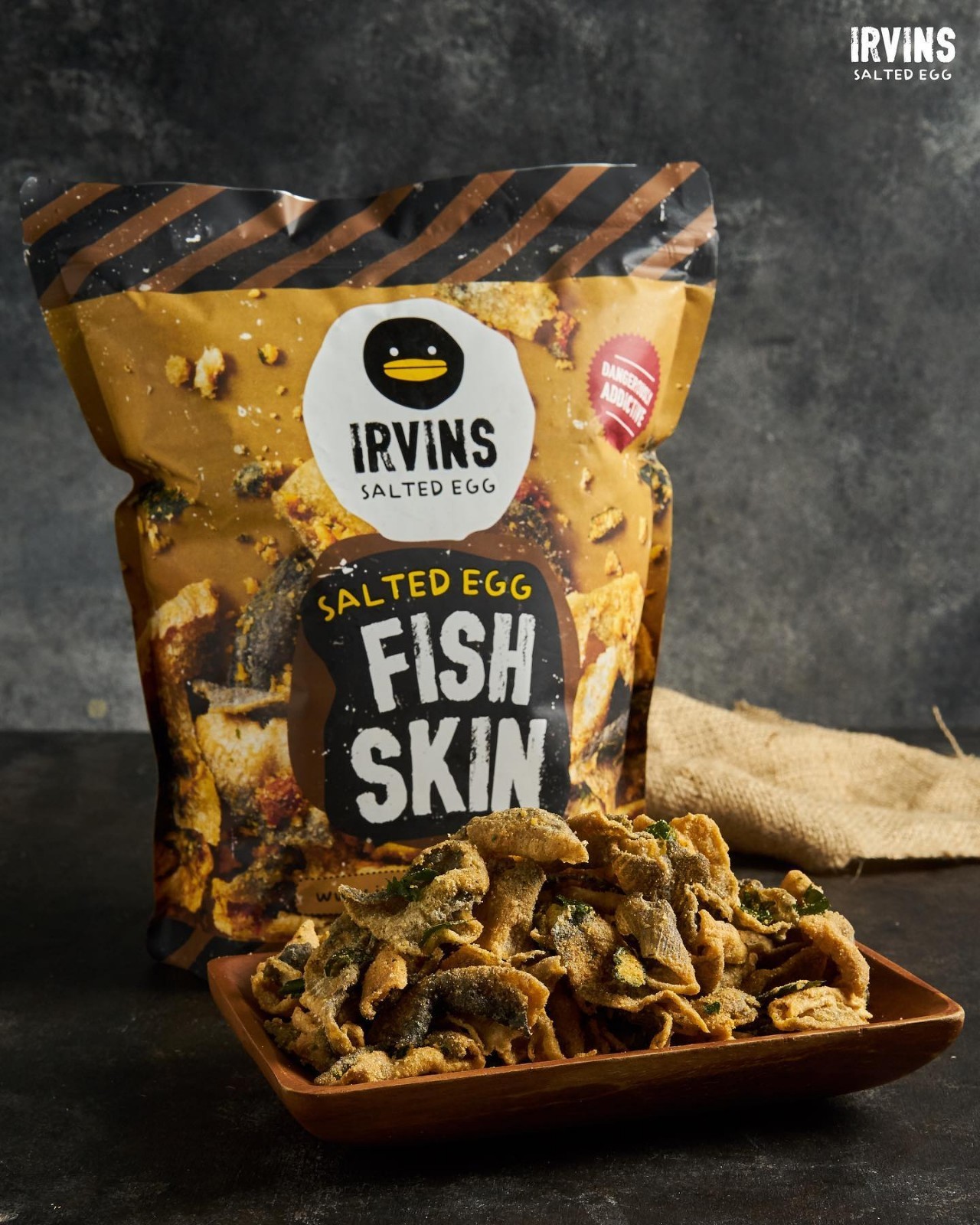 IRVINS Salted Egg Fish Skin (95g) x 3