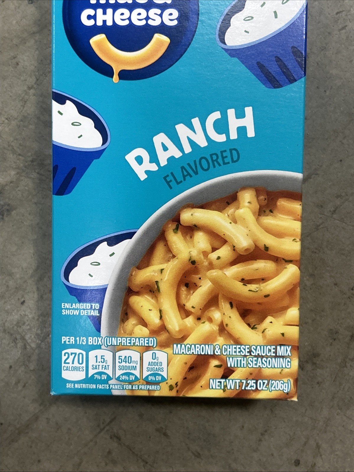 4 Boxes Kraft Ranch Flavored Mac & Cheese Macaroni & Cheese Dinner 7.25 oz