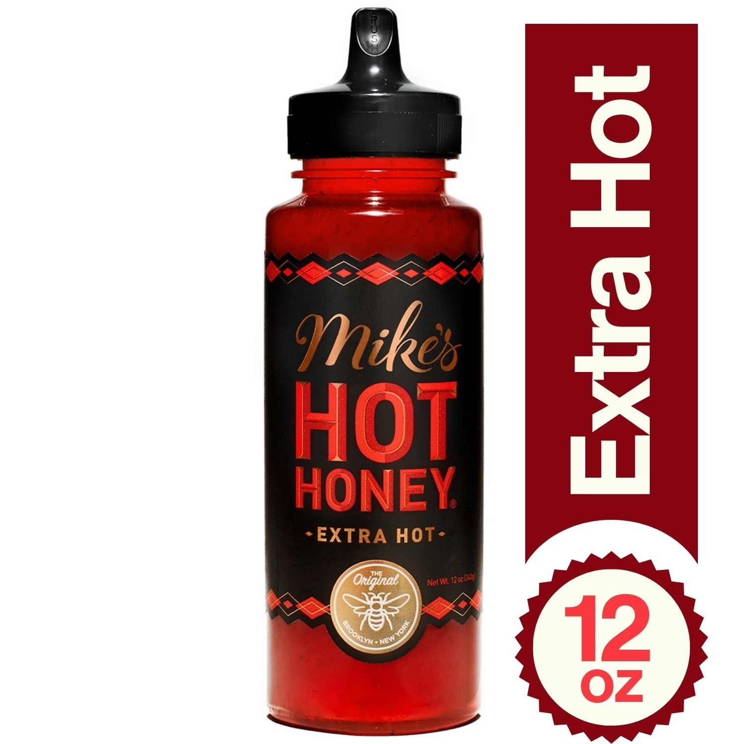 Mike’s Hot Honey Extra Hot Honey with a Kick! Gluten-Free & Paleo, 12 oz