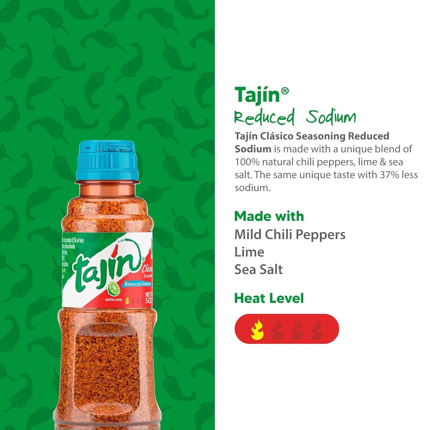 Explore Flavor with Tajín Clásico 5 oz Reduced Sodium Seasoning – Zing and Spice
