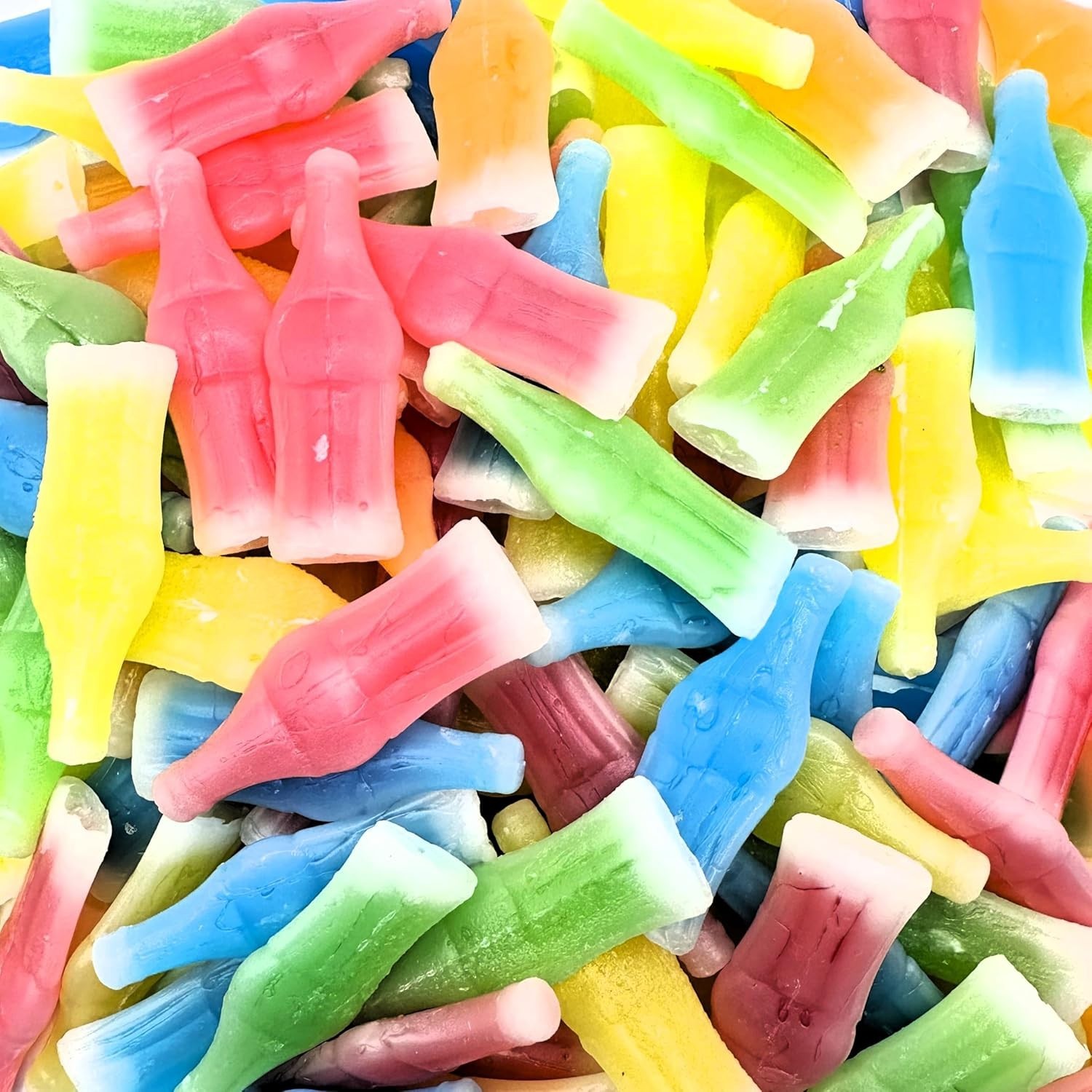 Retro Wax Bottle Candy Drinks 8oz Liquid Filled Nostalgic Candy Assorted Flavors