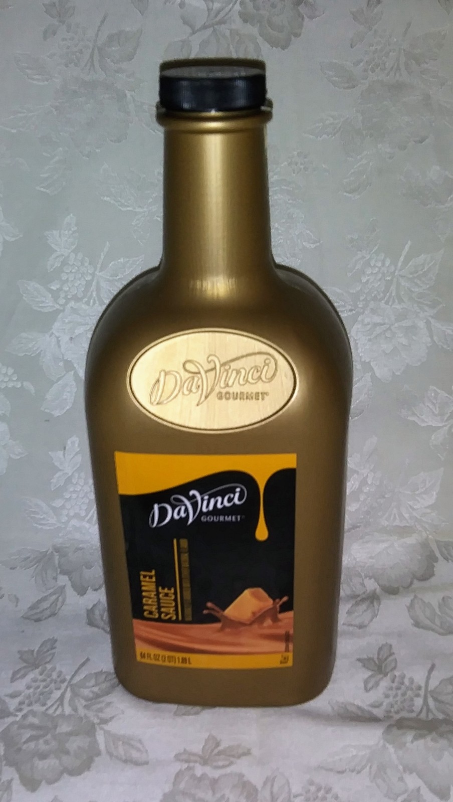 DaVinci Gourmet Caramel Flavoring Sauce 64 Fl Oz (1/2 GALLON) Bottle Jug New