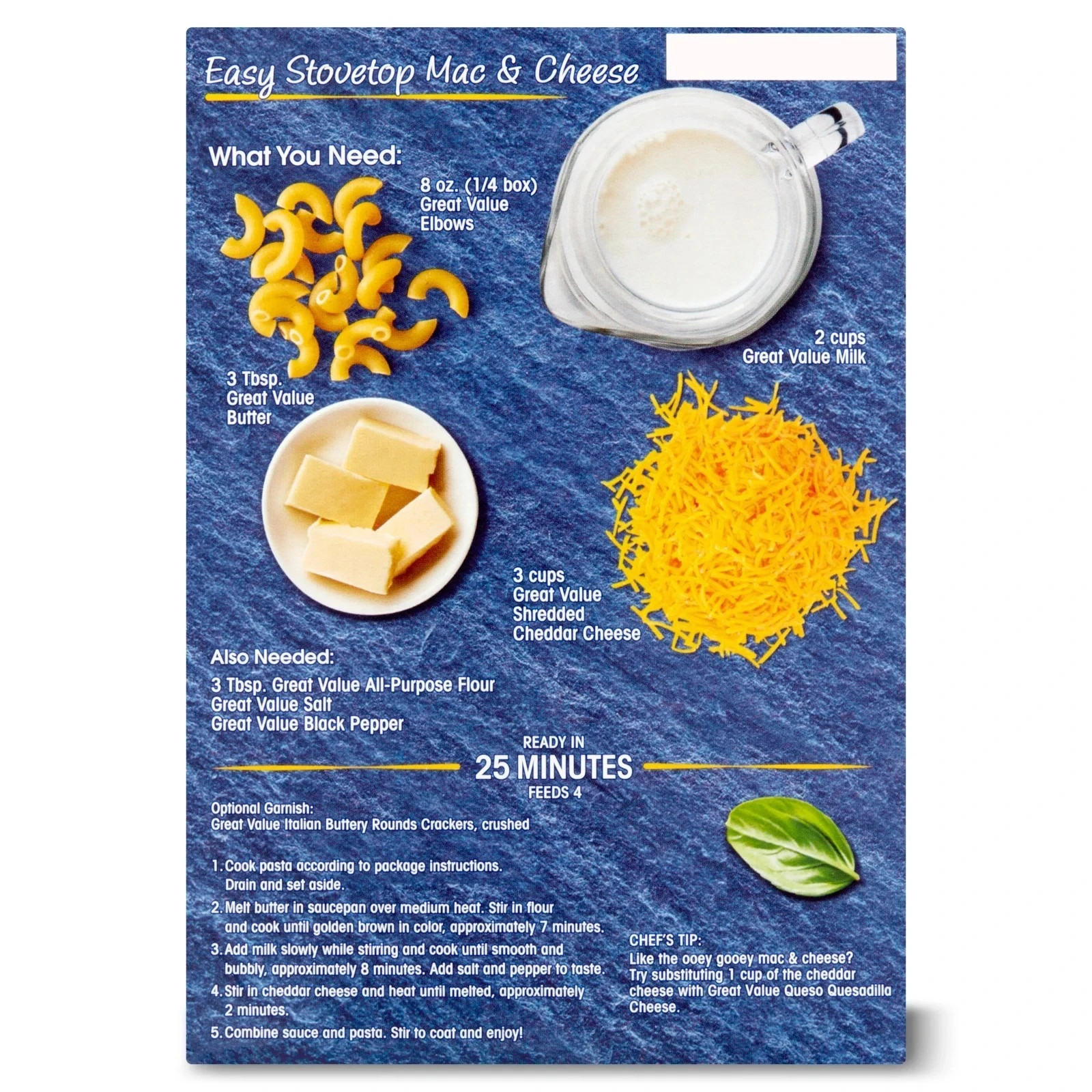 6 pack,Great Value Elbows Pasta, 32 oz.