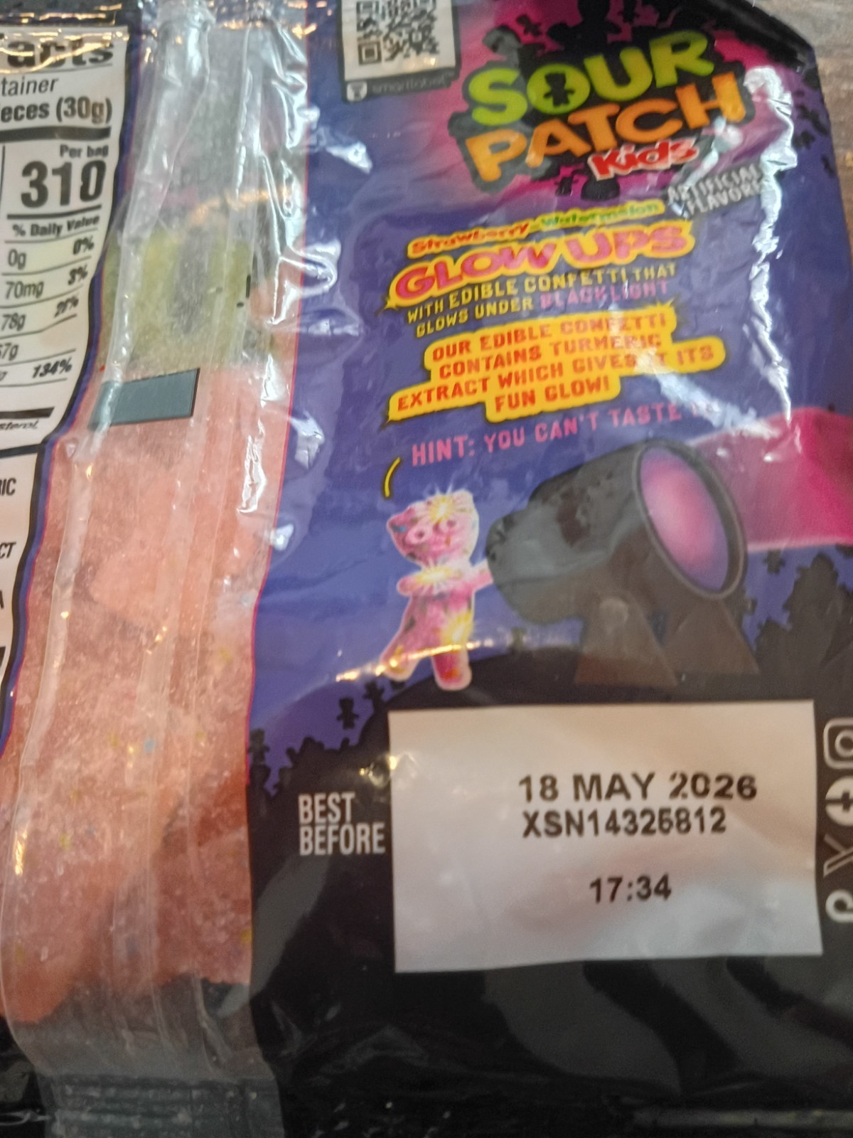 Sour Patch Kids Jelly Beans (3) & Glow-Ups (1) BB 5/2026 & 6/2026