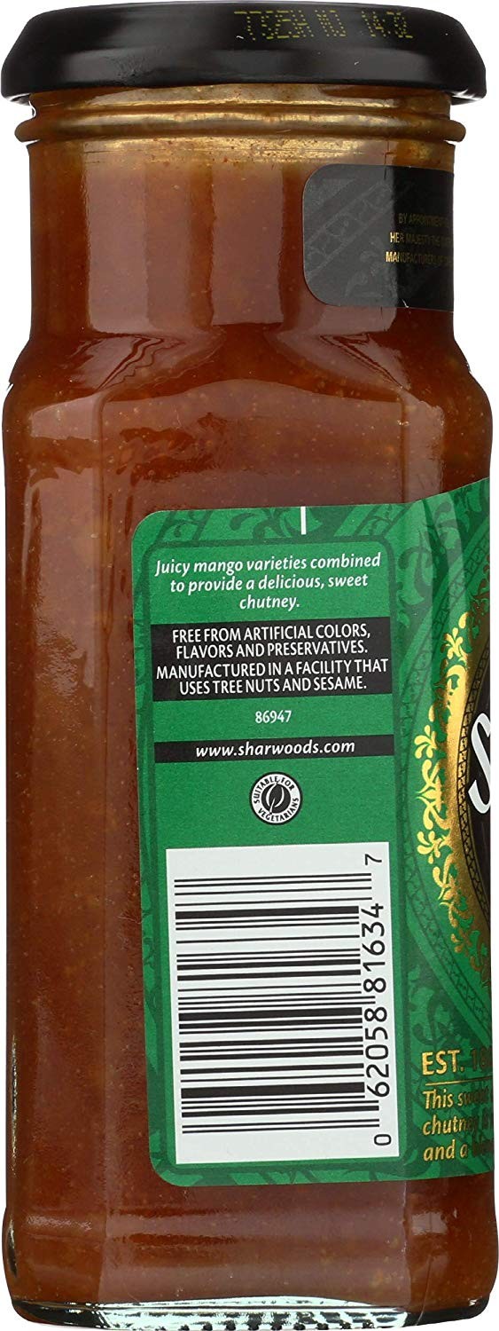 Sharwoods Chutney Major Grey, 12.5 Oz