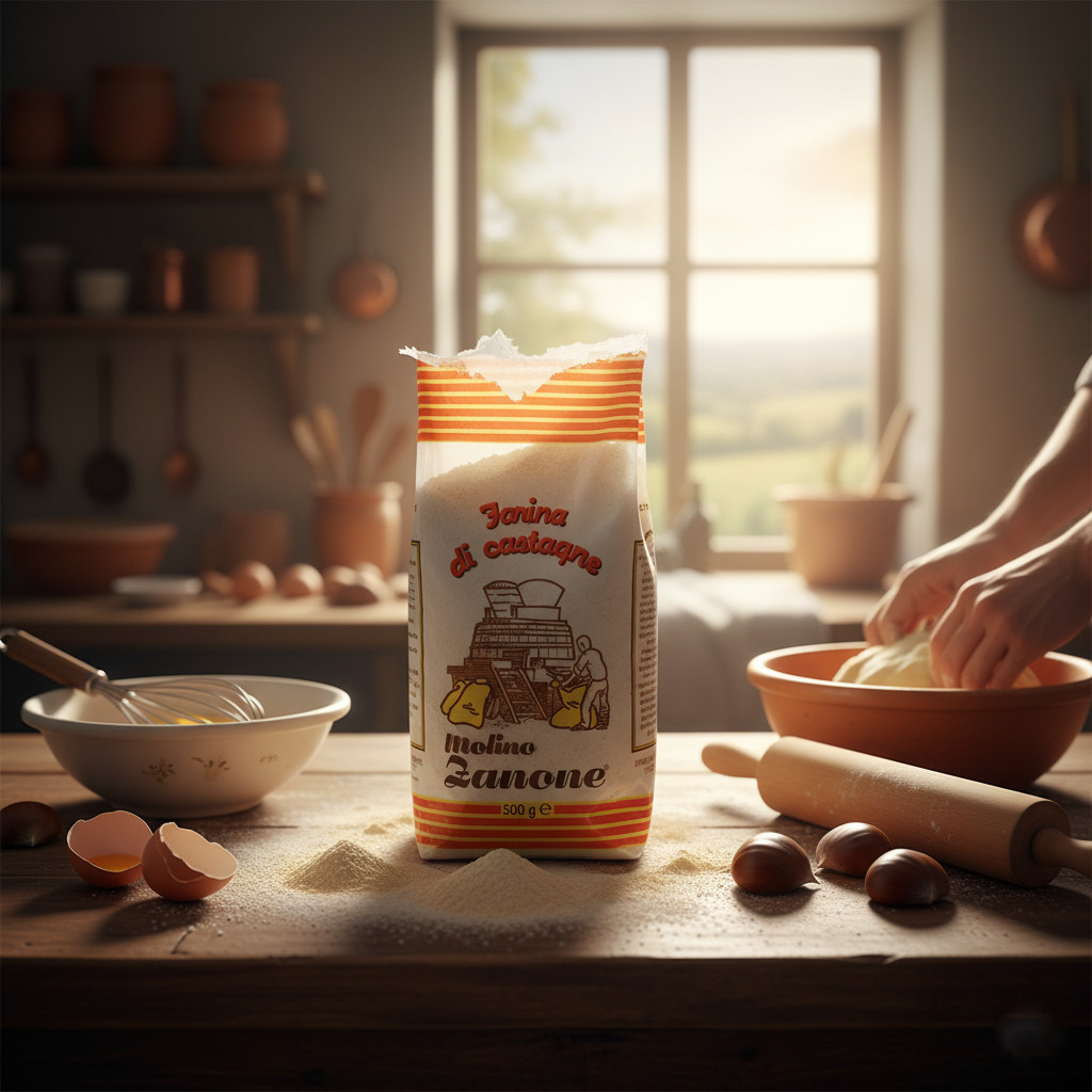 Molino Zanone Chestnut Flour 17.6oz (500g) – Italian Gluten-Free Natural Flour