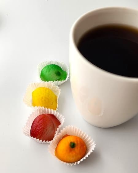 Assorted Marzipan Fruit – 9 Pieces (4 Oz)