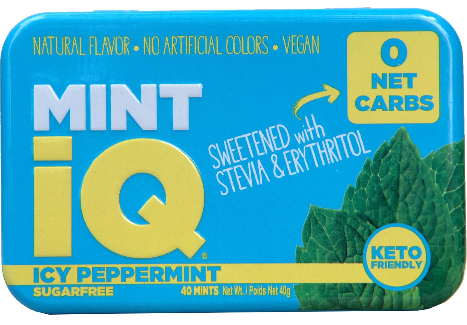 Big Sky MINT iQ Icy Peppermint Mint Candy 40 grams 9.8 x 3.99 x 18.7 cm,