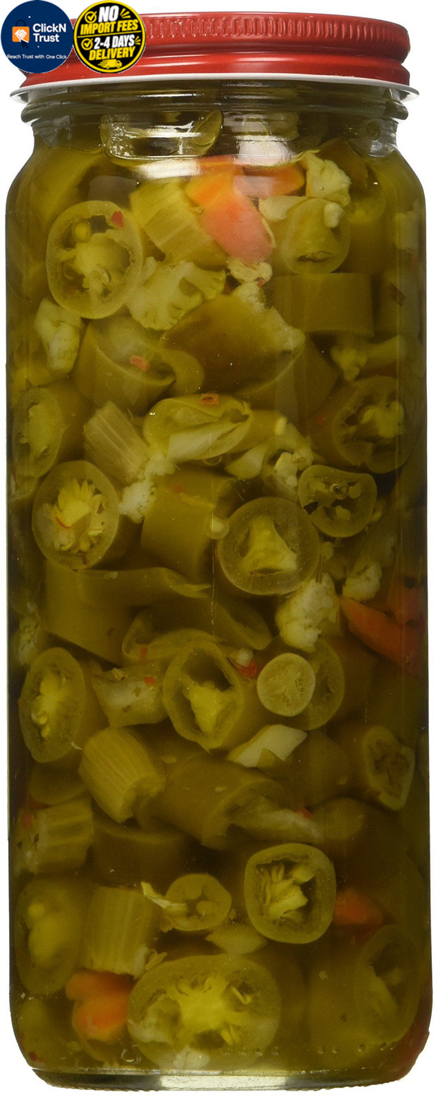 Marconi Hot Giardiniera, 16 Ounce 1 Pound (Pack of 1)