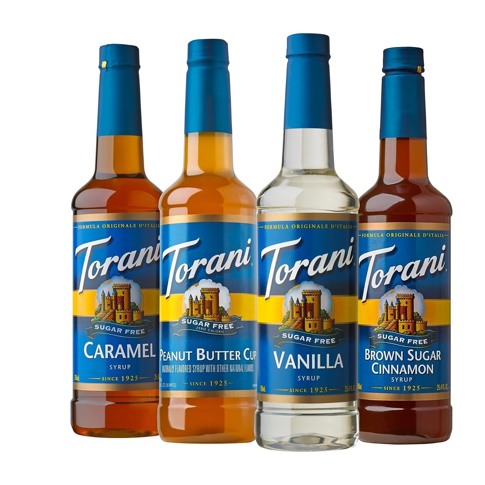 Torani Sugar Free Flavored Drink Syrup Variety Pack – 25.4 fl oz