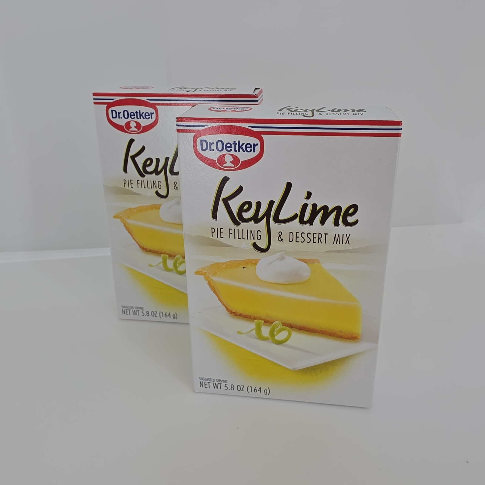 2x Dr. Oetker Pie Filling & Dessert Mix Key Lime 5.8 oz exp 11/2027