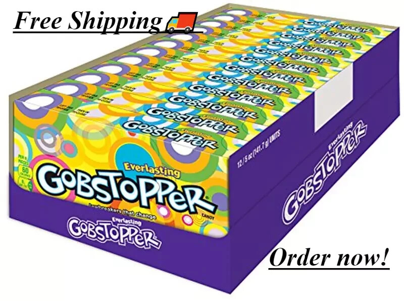 Gobstopper Candy Theater Box, 5 Ounce, Pack of 12
