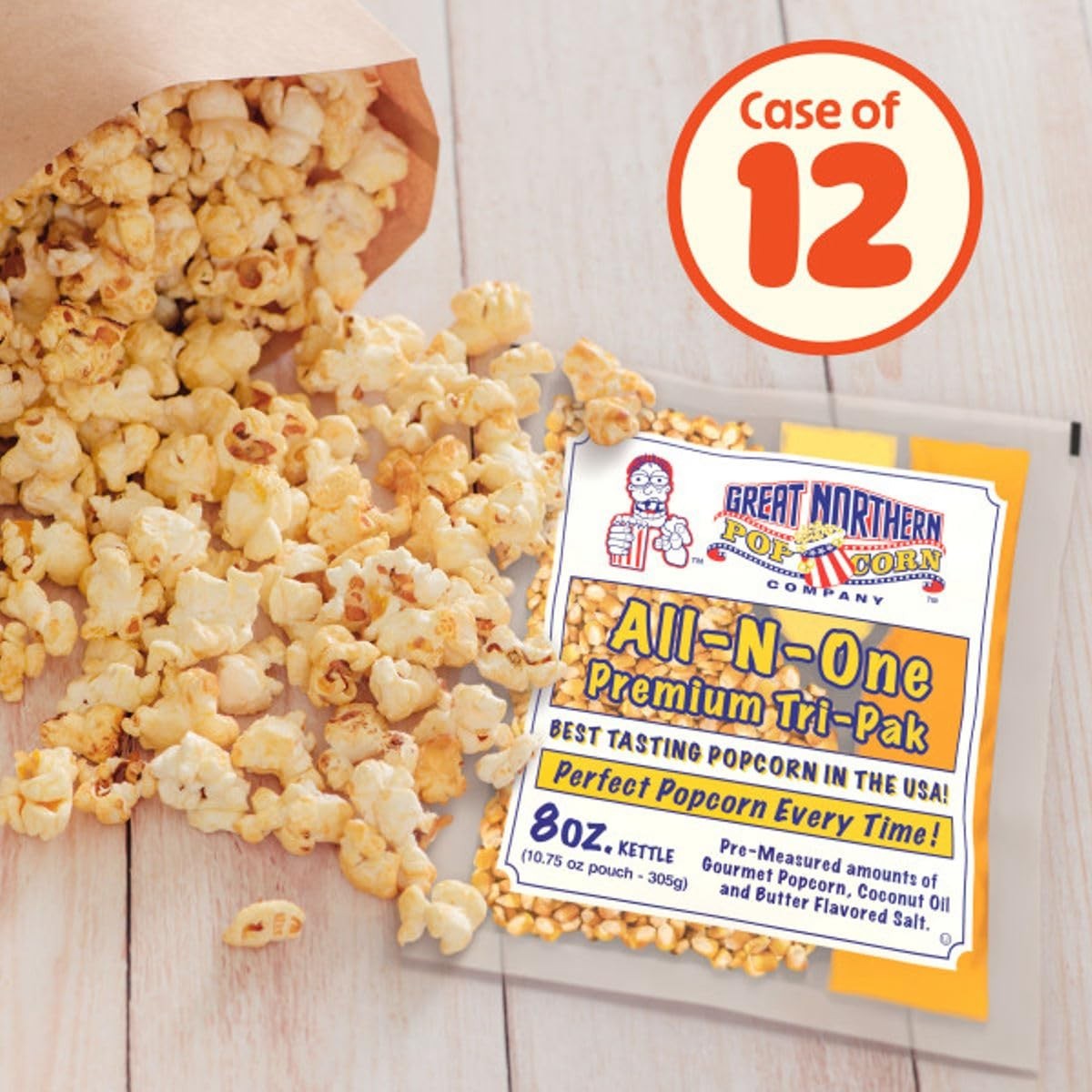 All-in-One Popcorn Treats – 8-Ounce Pack of 24 for Effortless Gourmet Snacking
