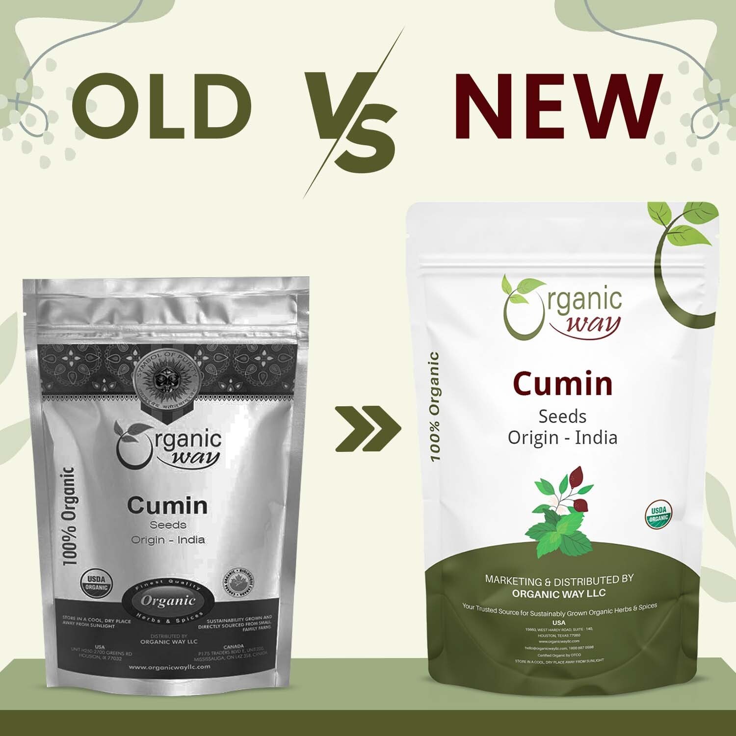 Organic Way Cumin / Jeera Seeds Whole – Organic, Kosher & USDA Certified