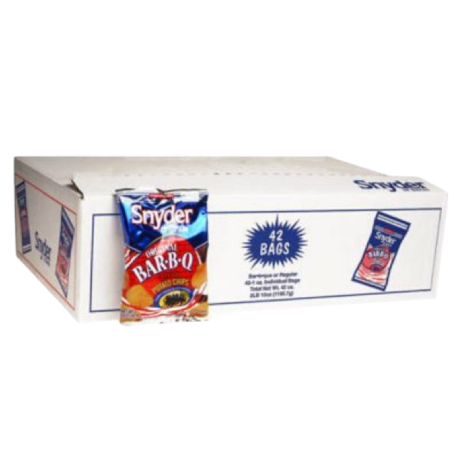 Snyder Of Berlin BBQ Potato Chips 1oz Bags 42ct