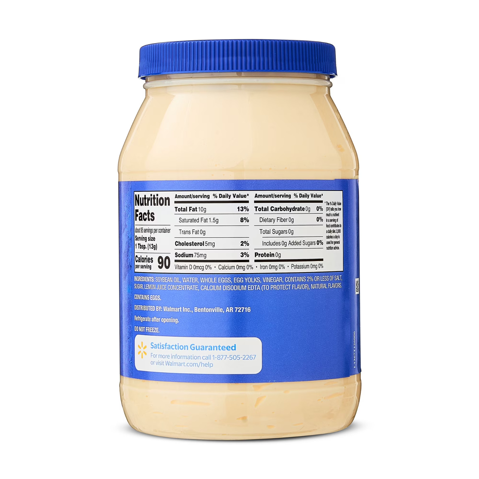Great Value Mayonnaise, 48 fluid ounces