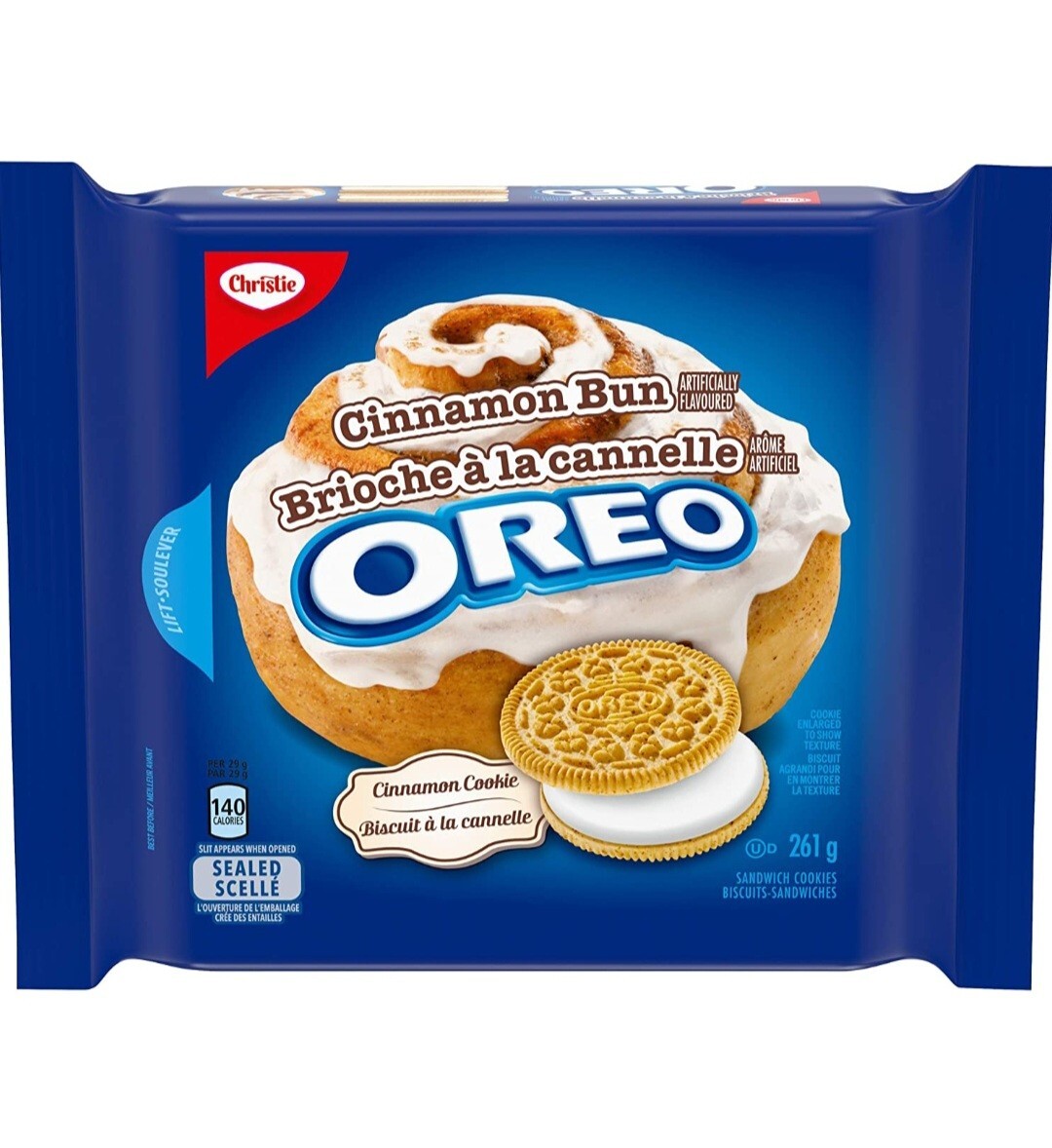 10 Boxes Of Oreo Cinnamon Bun Flavored Cookies 261g each