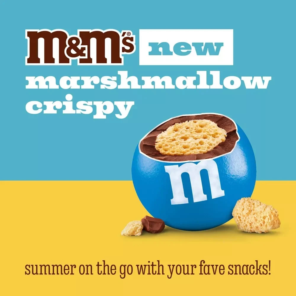 M&Ms Marshmallow Crispy White Choclate Bag 7.4 oz Target Exclusive