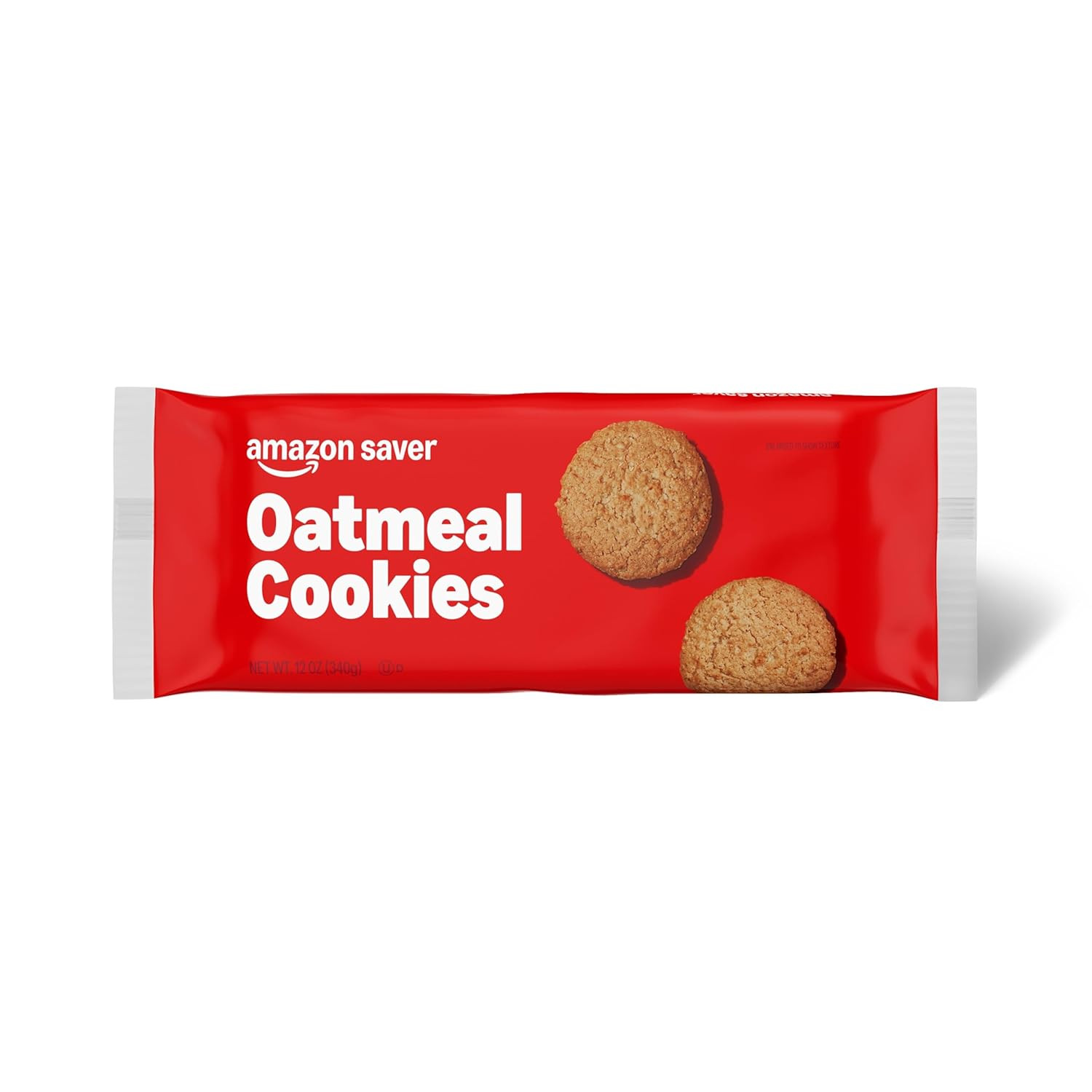 Amazon Saver, Crispy Oatmeal Cookies, 12 Ounce (Previously Happy Belly, Packagin