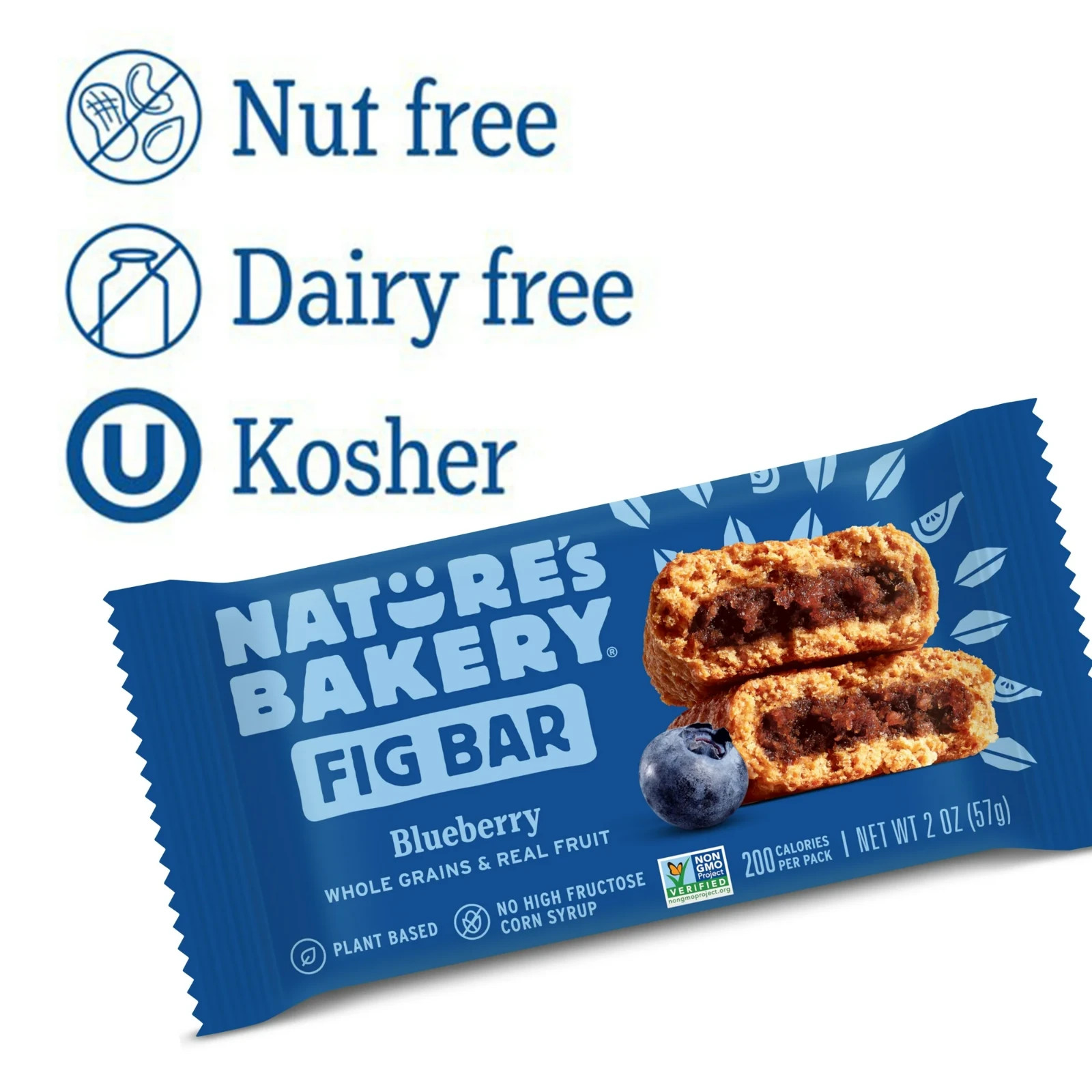 Nature’s Bakery, Blueberry Fig Bars, 10 Twin Packs, 2 oz Each