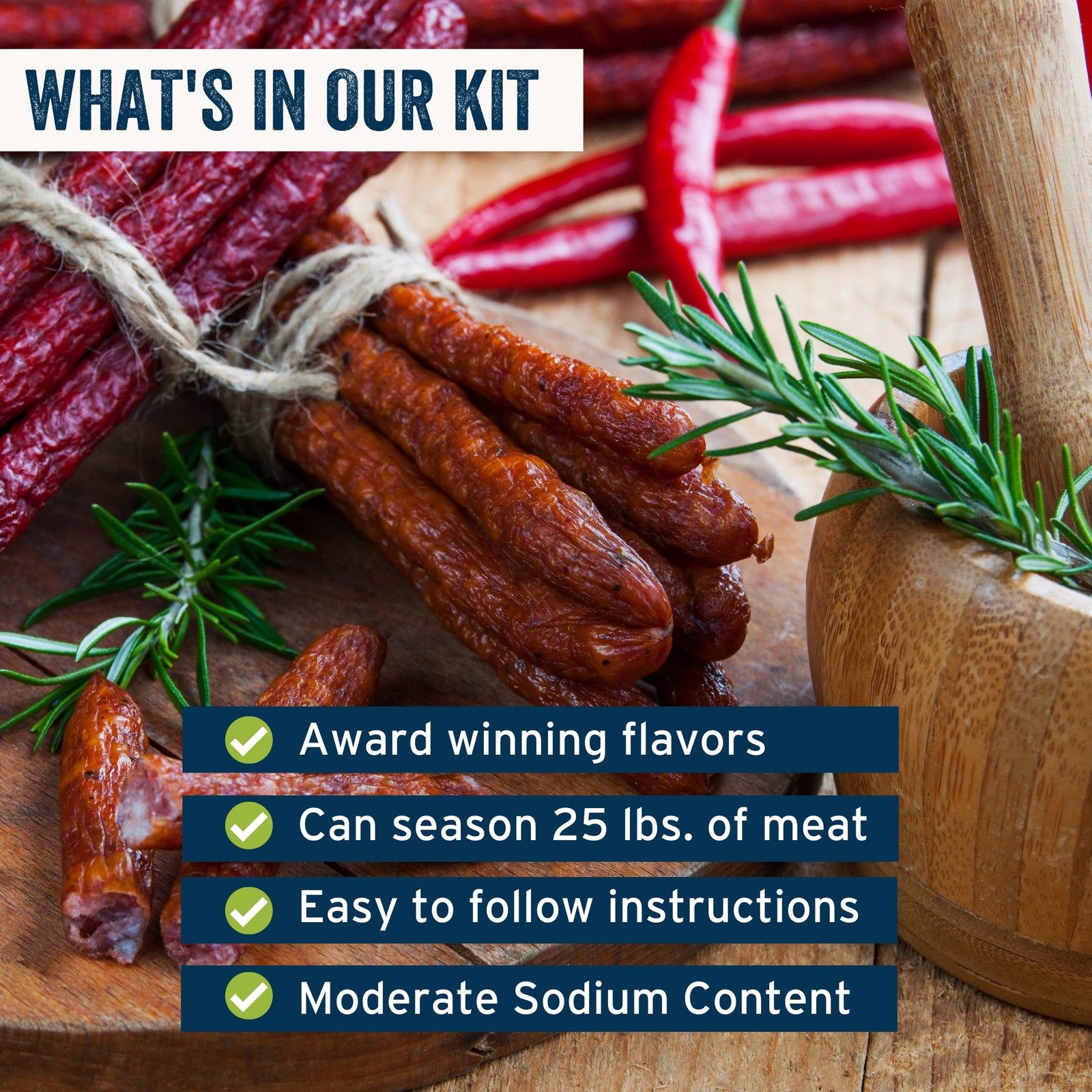 PS Seasoning German Style Sausage Kit – Includes Seasoning and Casings for up to
