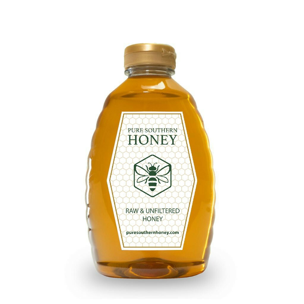 2 lbs. of 100% Raw, Unfiltered & Unheated Georgia Honey, New 2023 Crop