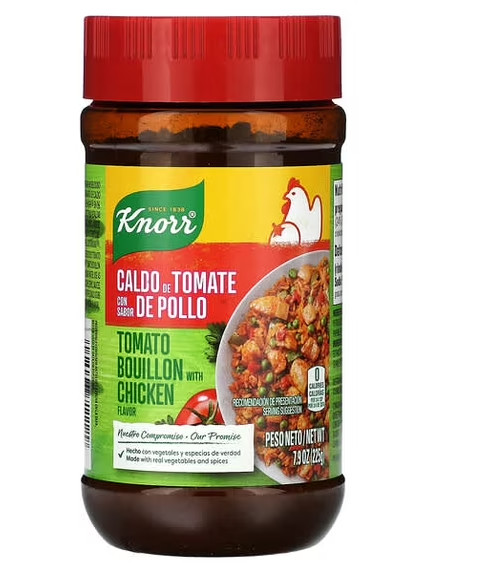 Knorr Granulated Tomato Bouillon with Chicken Flavor 7.9 oz (Pack of 2)~07/2027