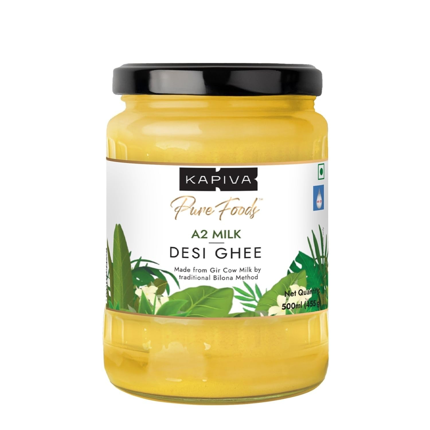 Kapiva A2 Bilona Cow Ghee Pure Desi Ghee 500 ML