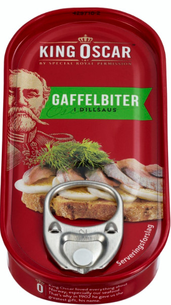 Gaffelbiter Dill or Sherry saus 50 g King Oscar 4 For $ 18 !! US SELLER !!