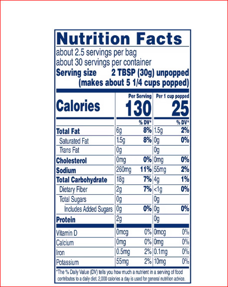 SkinnyPop Gluten-Free Sea Salt Microwave Popcorn Snack Multipack, 2.8 oz (12 cou