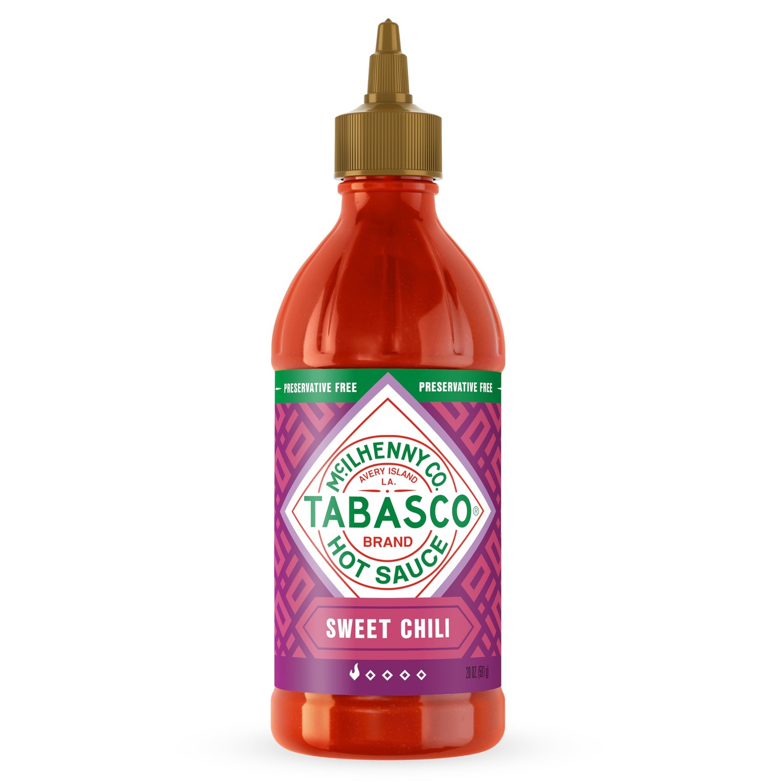 Sweet Chili Sauce Mild Hot Sauce in Easy Squeeze Bottle, Perfect for Tacos &
