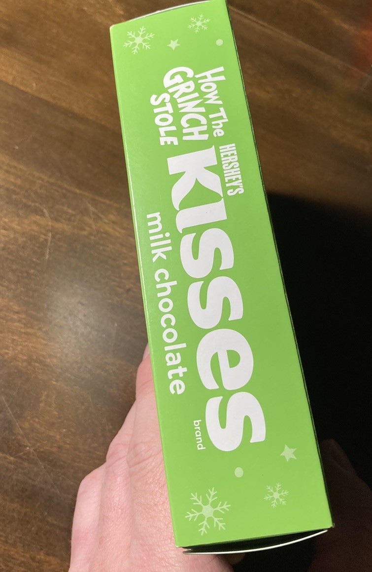 HERSHEY’S KISSES Grinch Chocolate Christmas Candy Holiday Gift Limited Edition